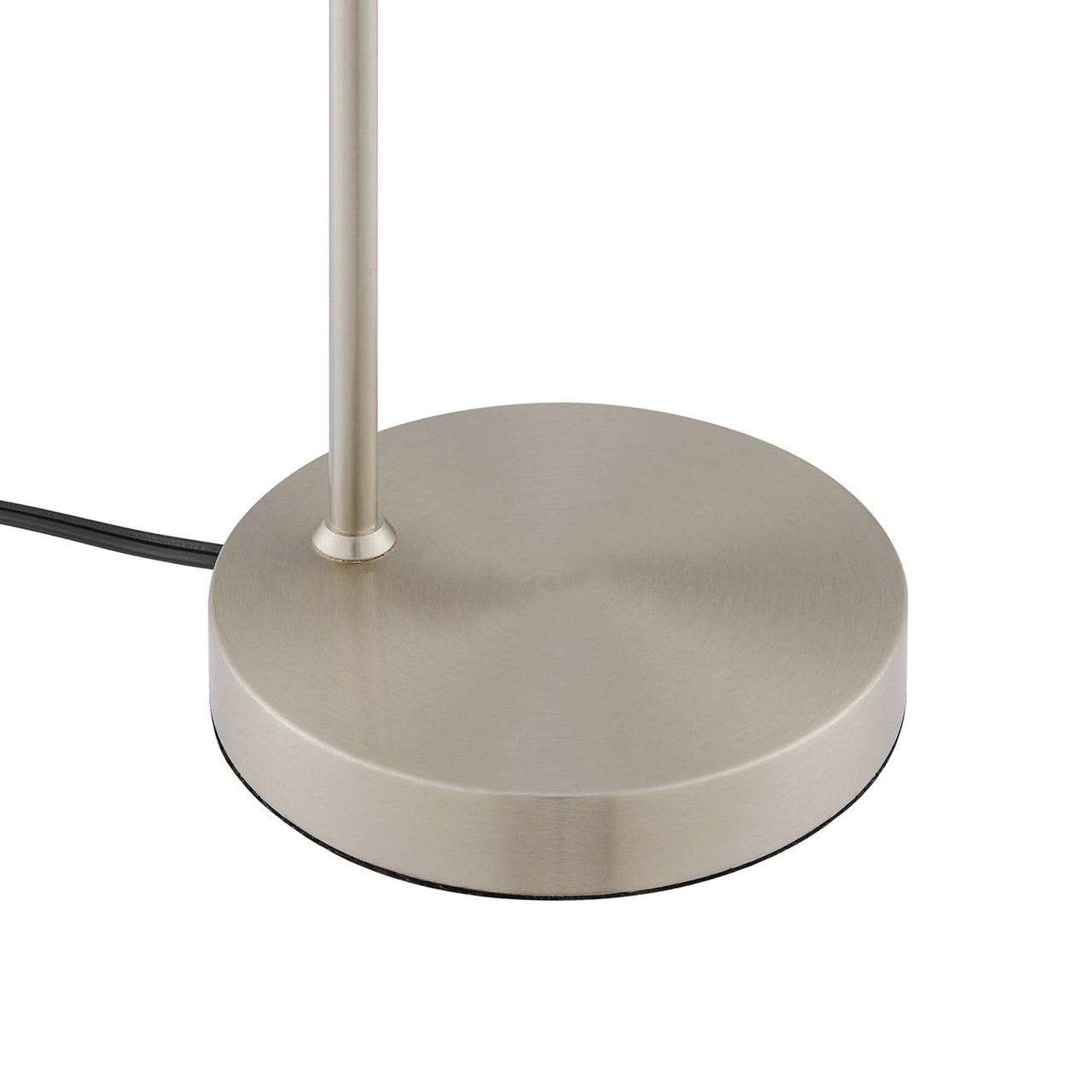 Lumen Cone Table Lamp, Satin Nickel