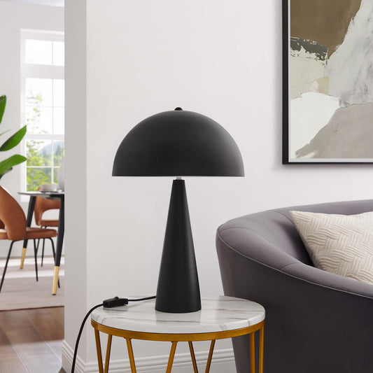 Agaric Table Lamp, Black