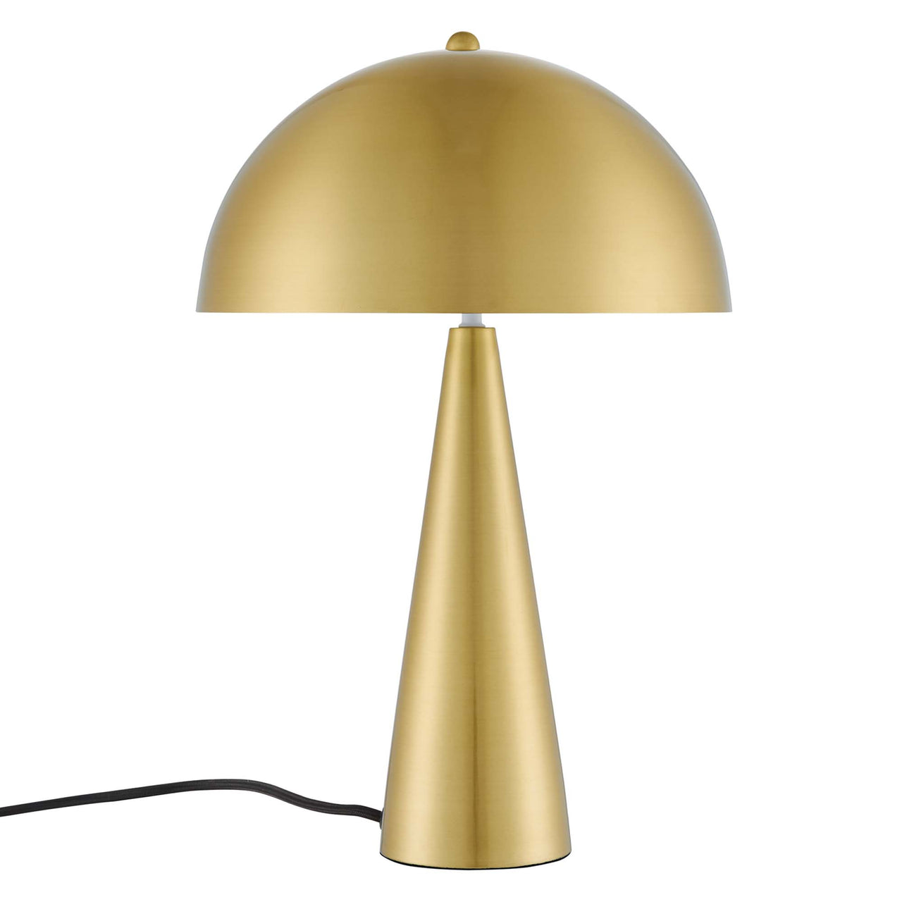 Agaric Table Lamp, Satin Brass