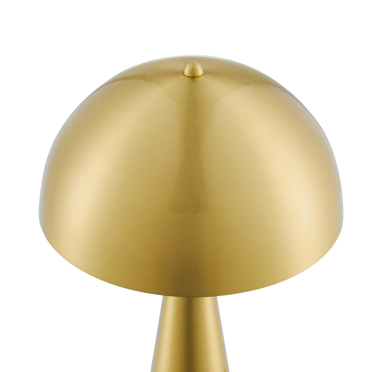 Agaric Table Lamp, Satin Brass