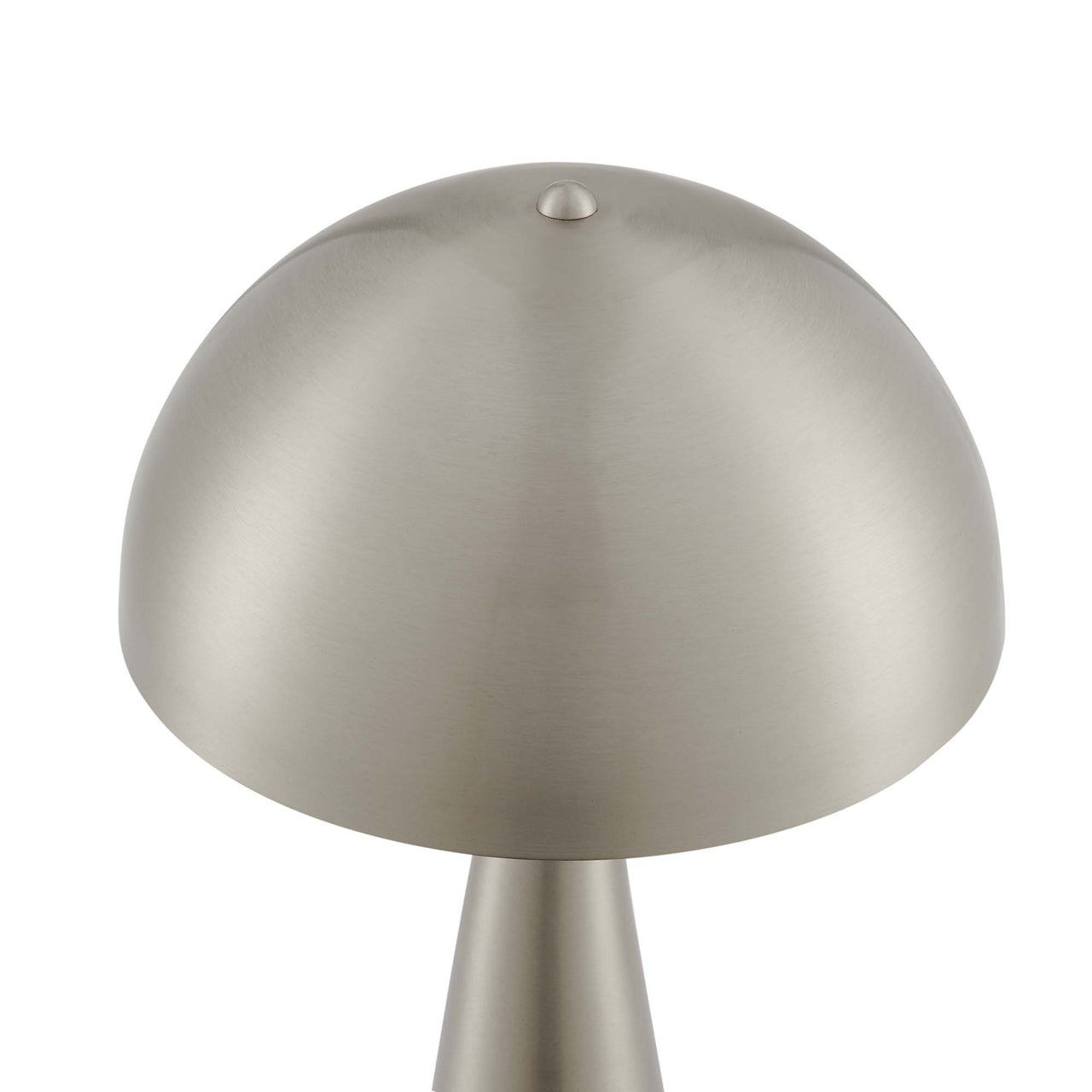 Agaric Table Lamp, Satin Nickel