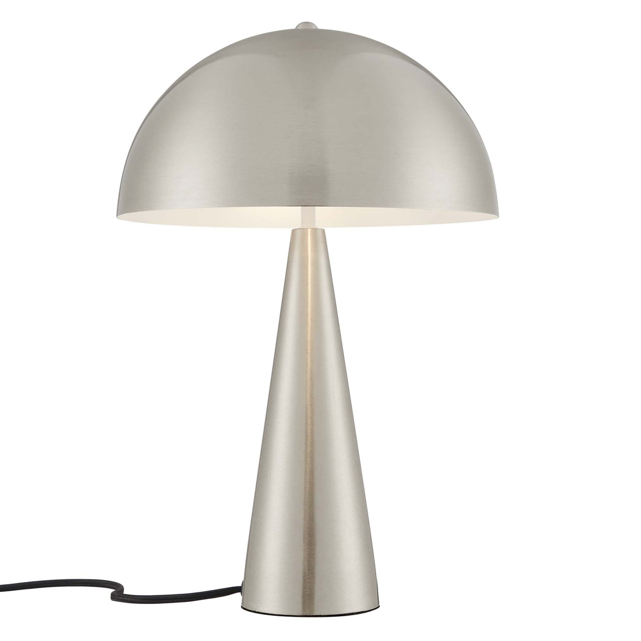 Agaric Table Lamp, Satin Nickel