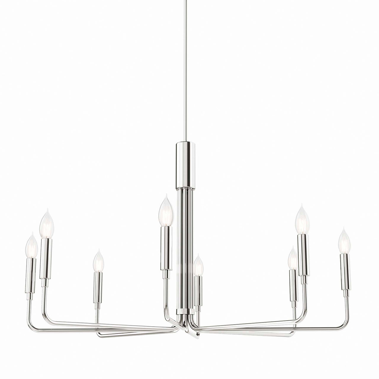 Ignite Chandelier, Large, Polished Nickel