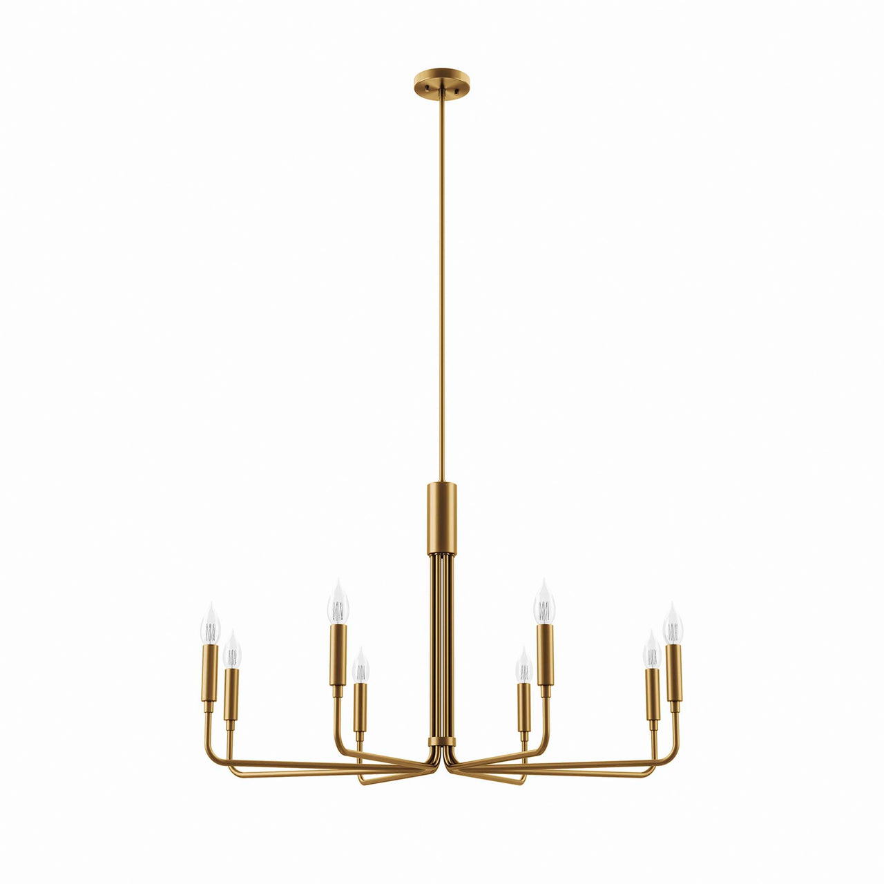 Ignite Chandelier, Large, Satin Brass