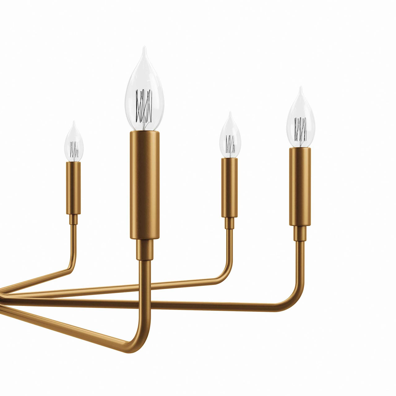 Ignite Chandelier, Large, Satin Brass