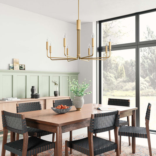Ignite Chandelier, Large, Satin Brass