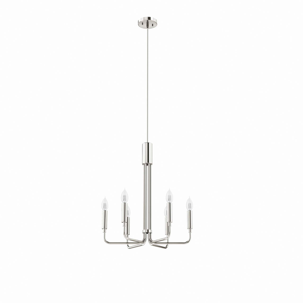 Ignite Chandelier, Small, Polished Nickel