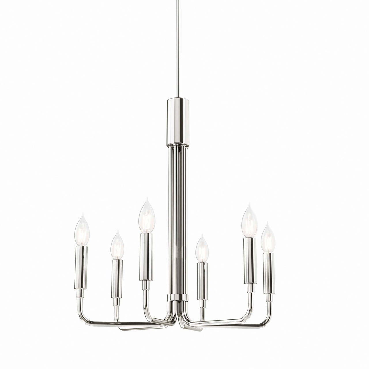 Ignite Chandelier, Small, Polished Nickel