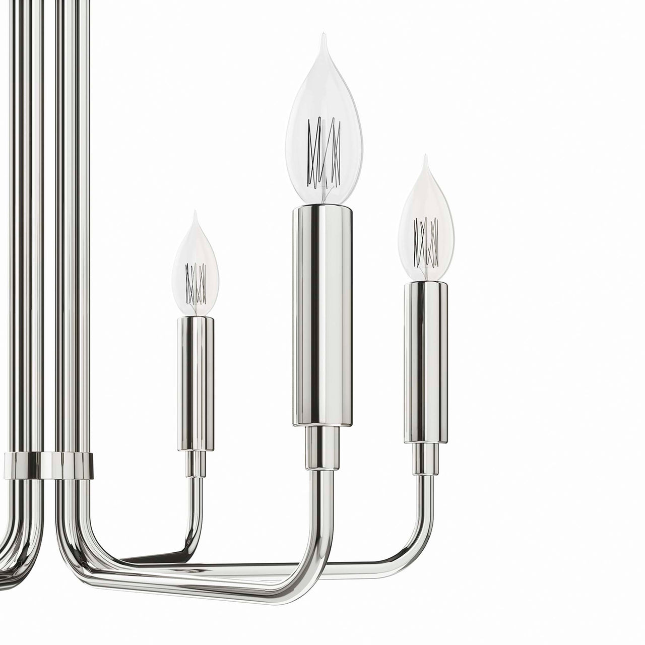 Ignite Chandelier, Small, Polished Nickel