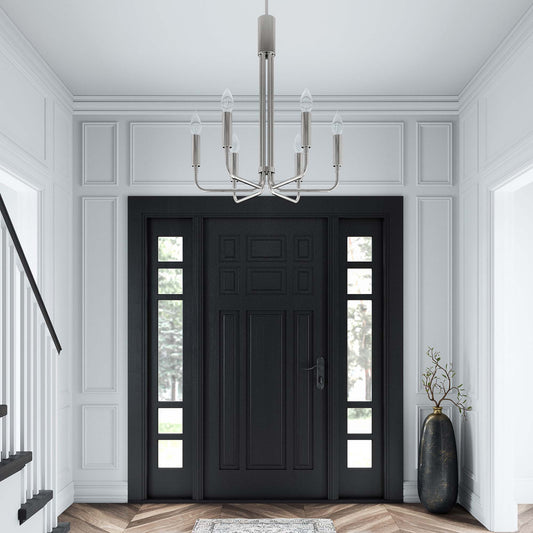 Ignite Chandelier, Small, Polished Nickel