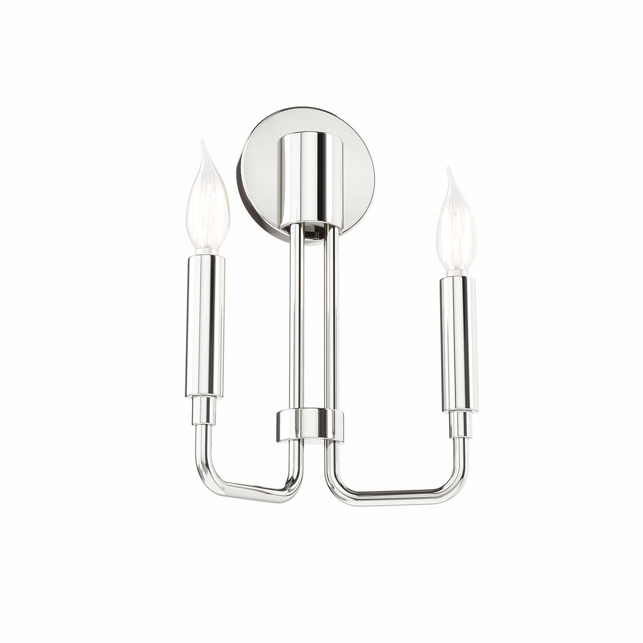 Ignite Wall Sconce, Polished Nickel