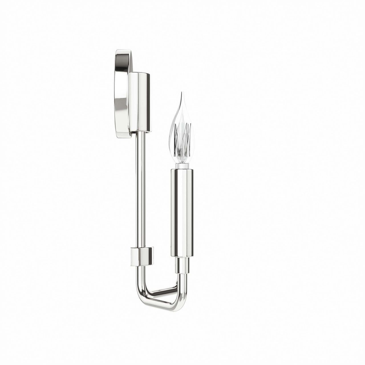 Ignite Wall Sconce, Polished Nickel