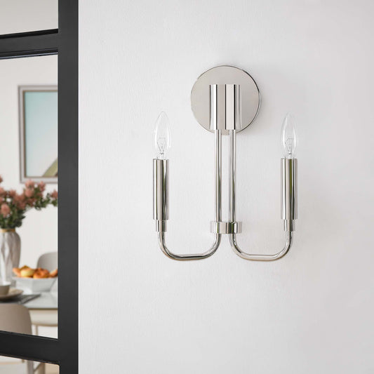 Ignite Wall Sconce, Polished Nickel