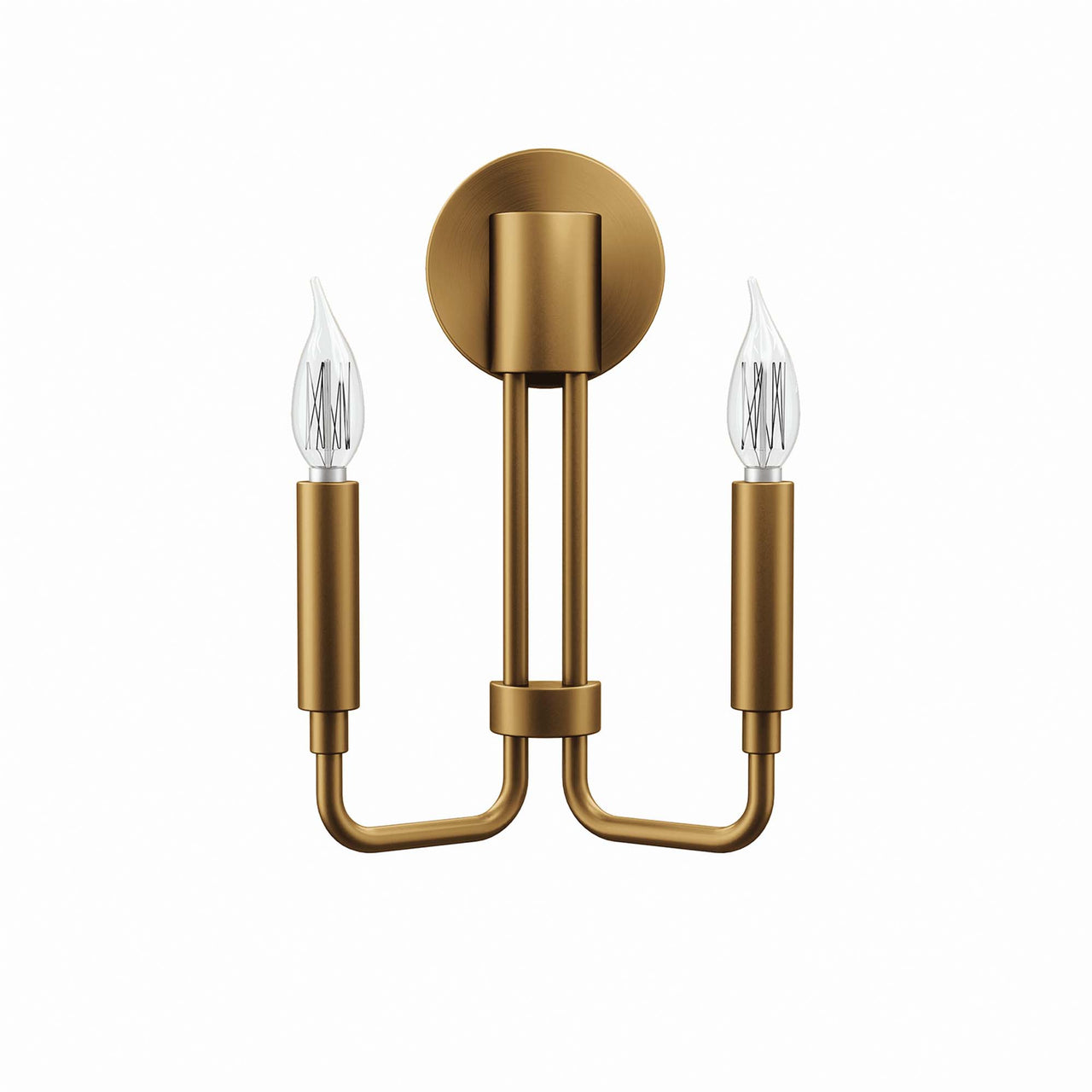 Ignite Wall Sconce, Satin Brass