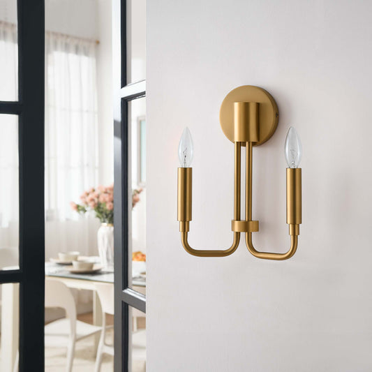 Ignite Wall Sconce, Satin Brass