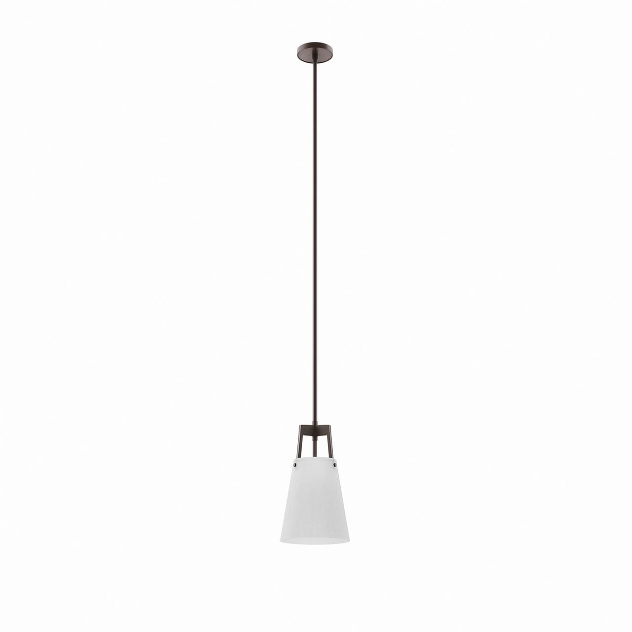 Luxvian Pendant Light, White & Bronze