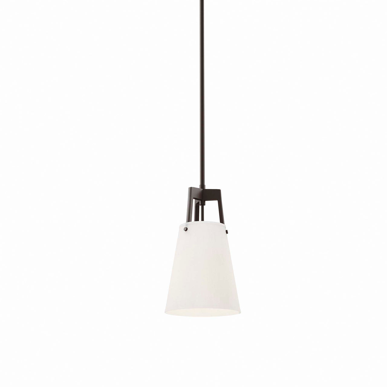 Luxvian Pendant Light, White & Bronze