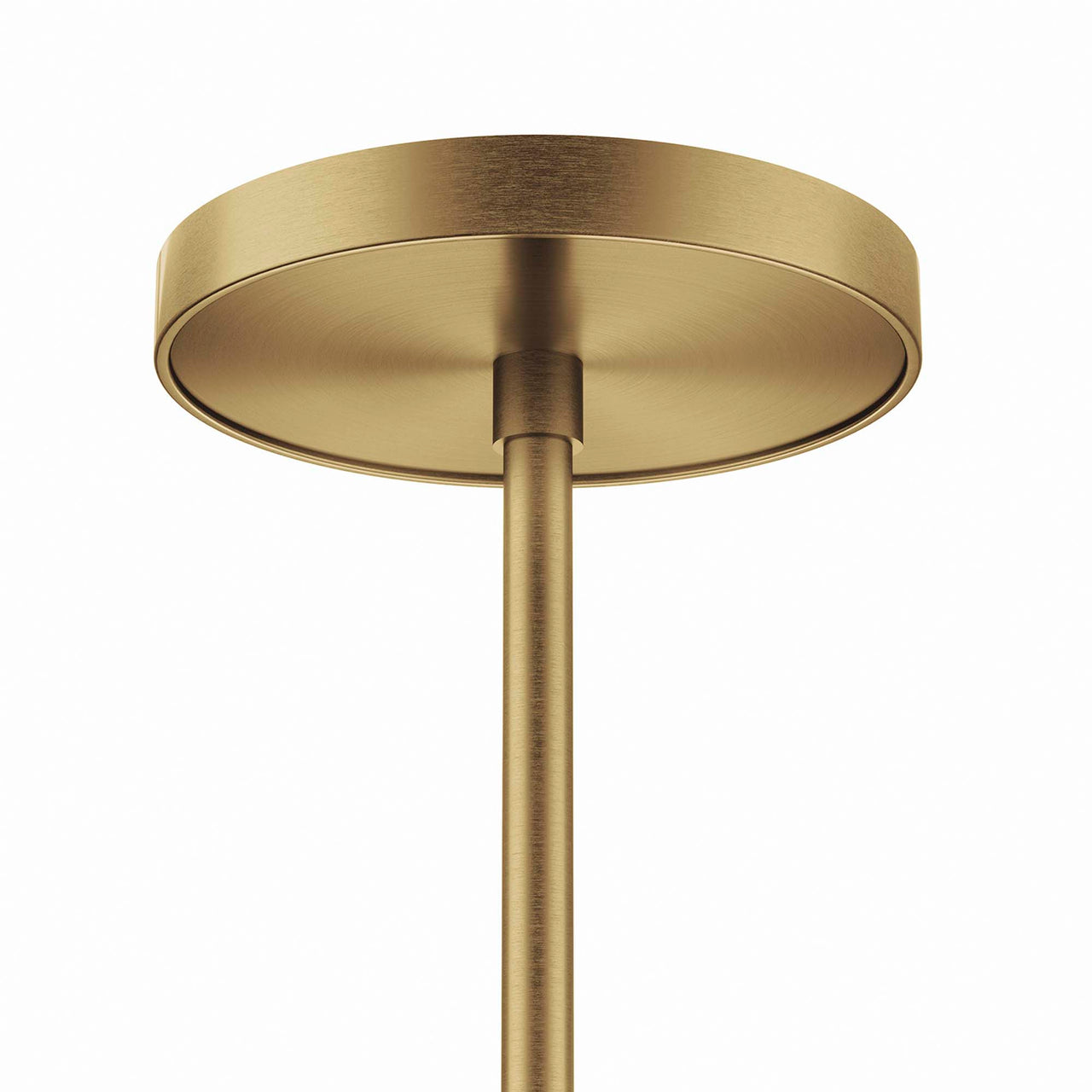 Solvira Pendant Light, White & Satin Brass