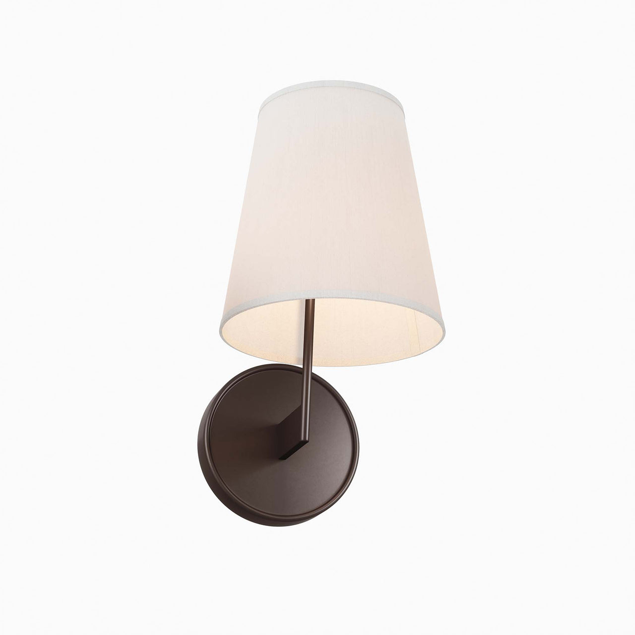 Bind Wall Sconce, White & Bronze