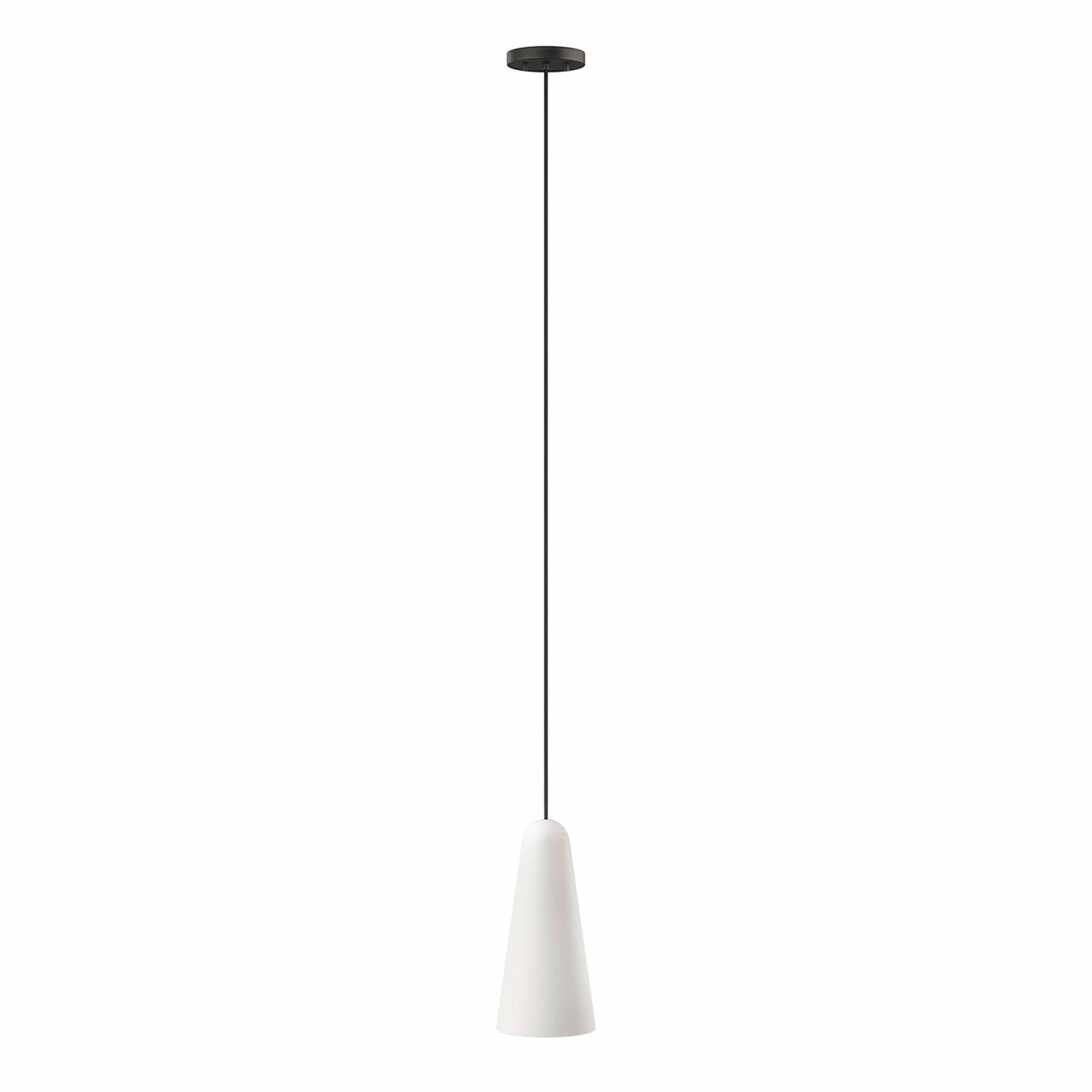 Lucen Pendant Light, Opal & Black