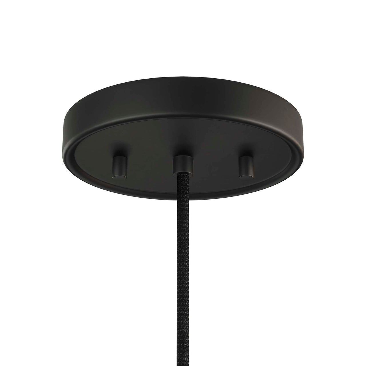 Lucen Pendant Light, Opal & Black