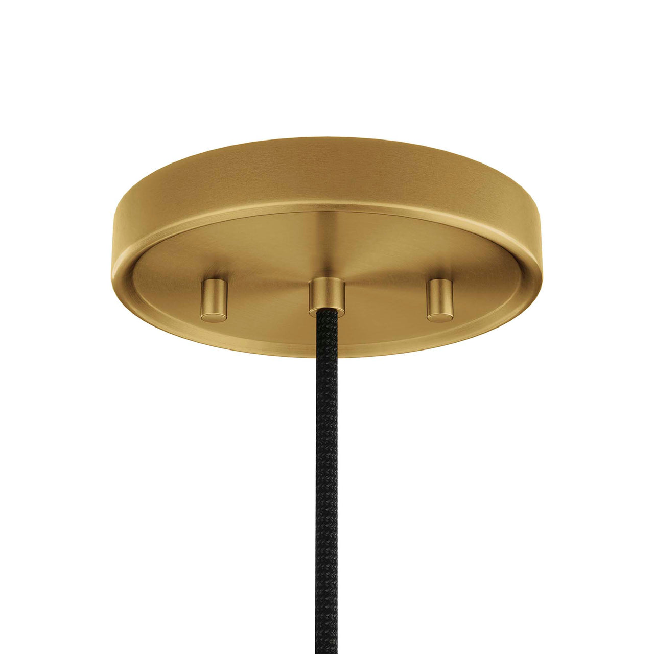 Lucen Pendant Light, Opal & Satin Brass