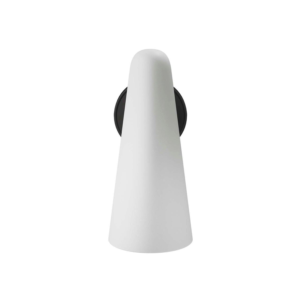 Lucen 1-Light Wall Sconce, Opal & Black