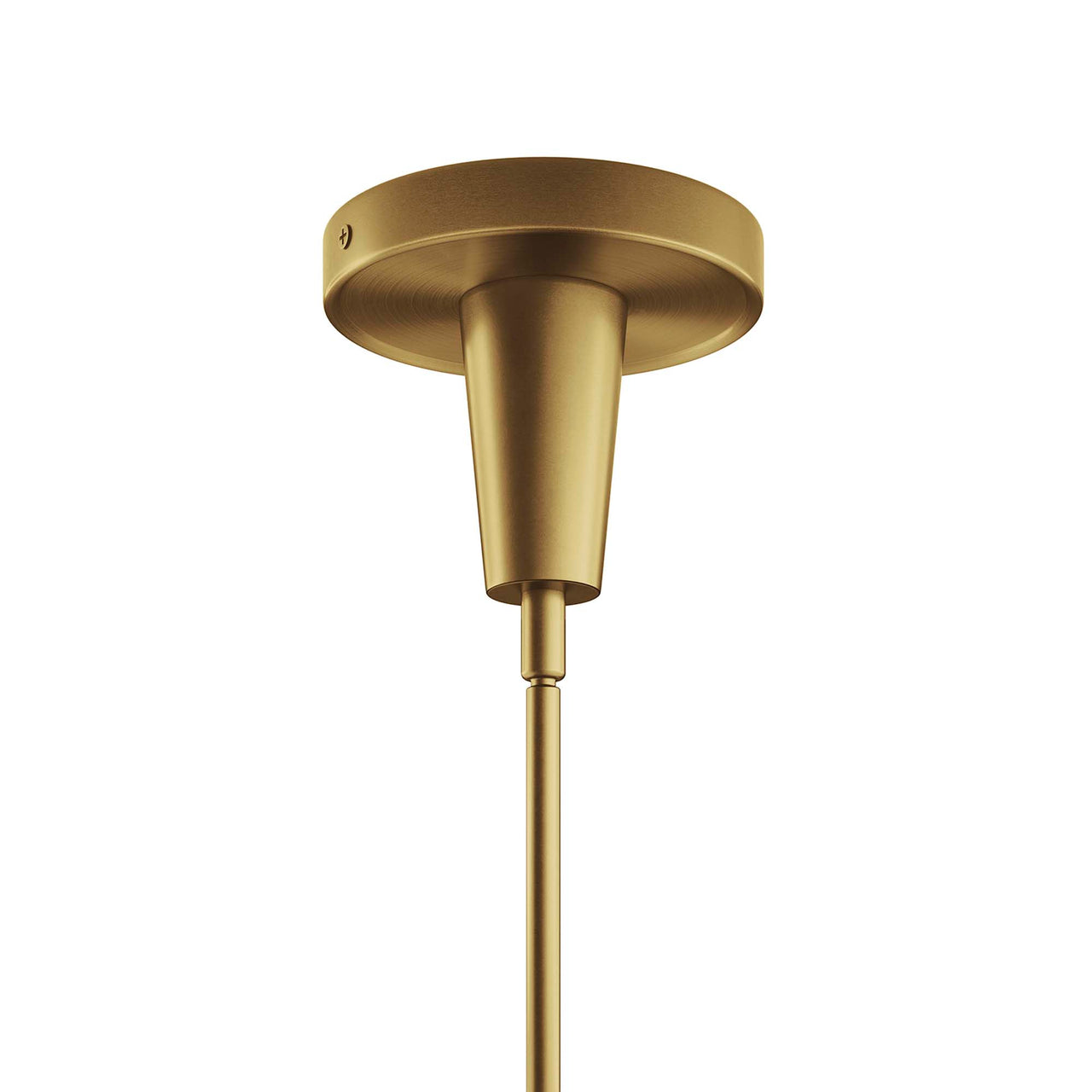 Lucen 3-Light Pendant Light, Opal & Satin Brass