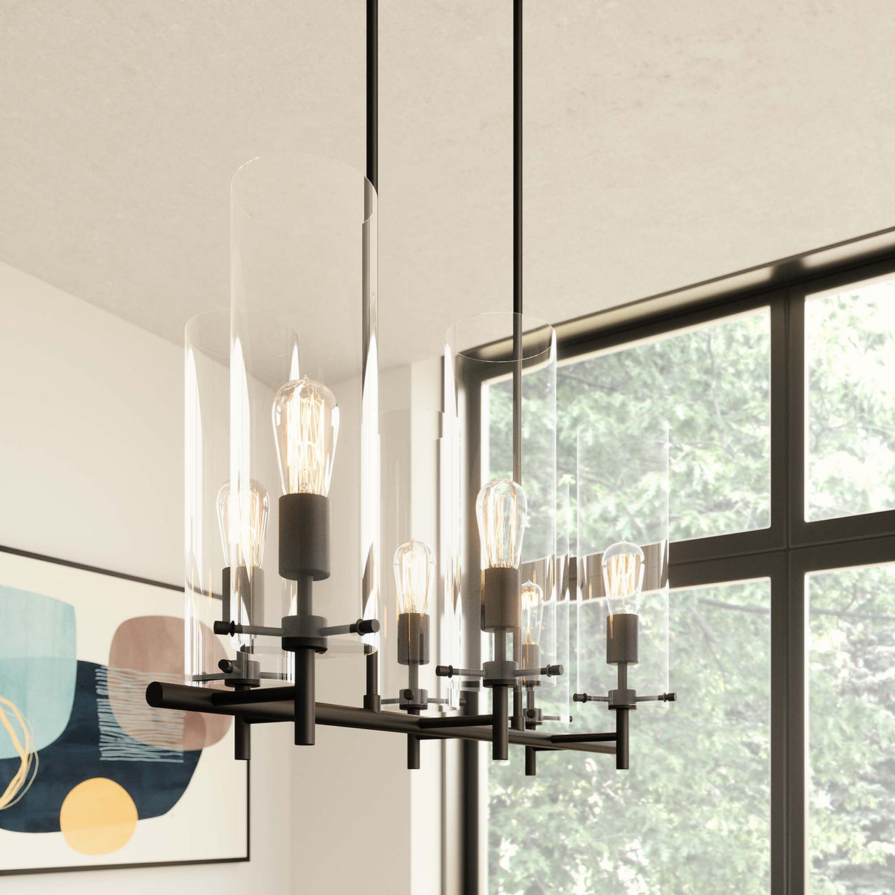 Caelum Chandelier, Black