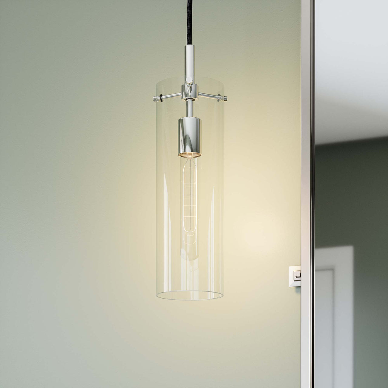 Caelum Pendant Light, Polished Nickel
