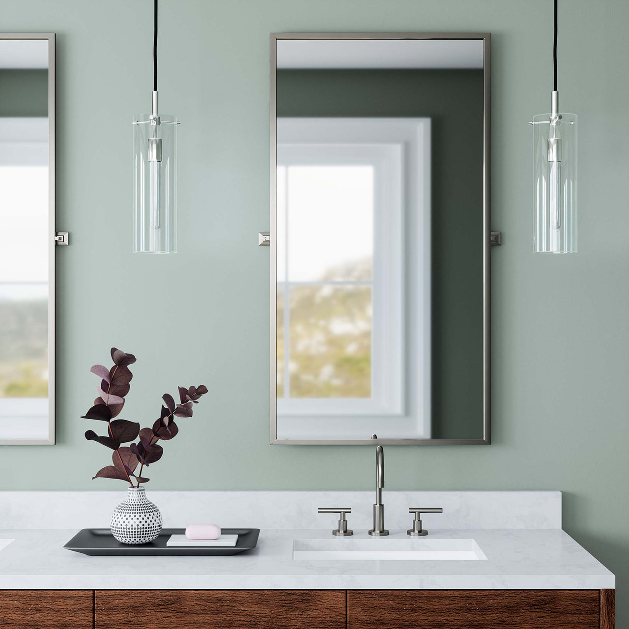 Caelum Pendant Light, Polished Nickel