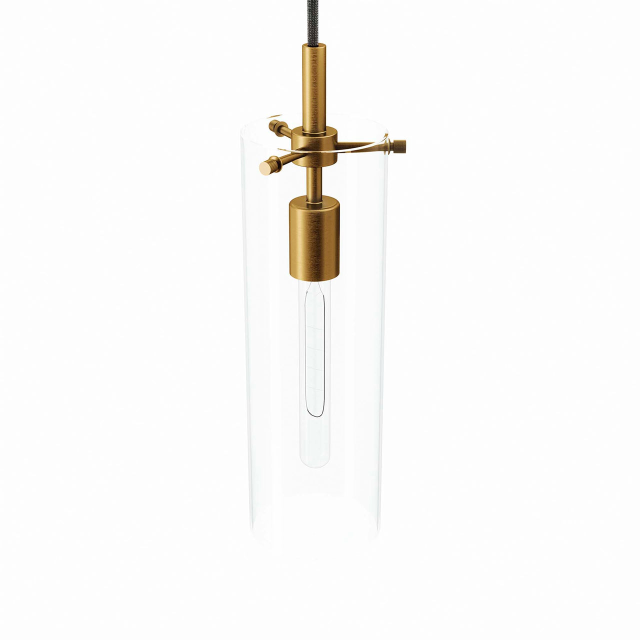 Caelum Pendant Light, Satin Brass