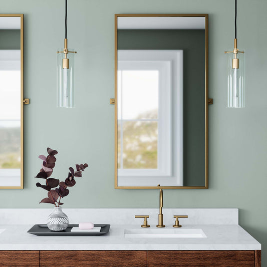 Caelum Pendant Light, Satin Brass