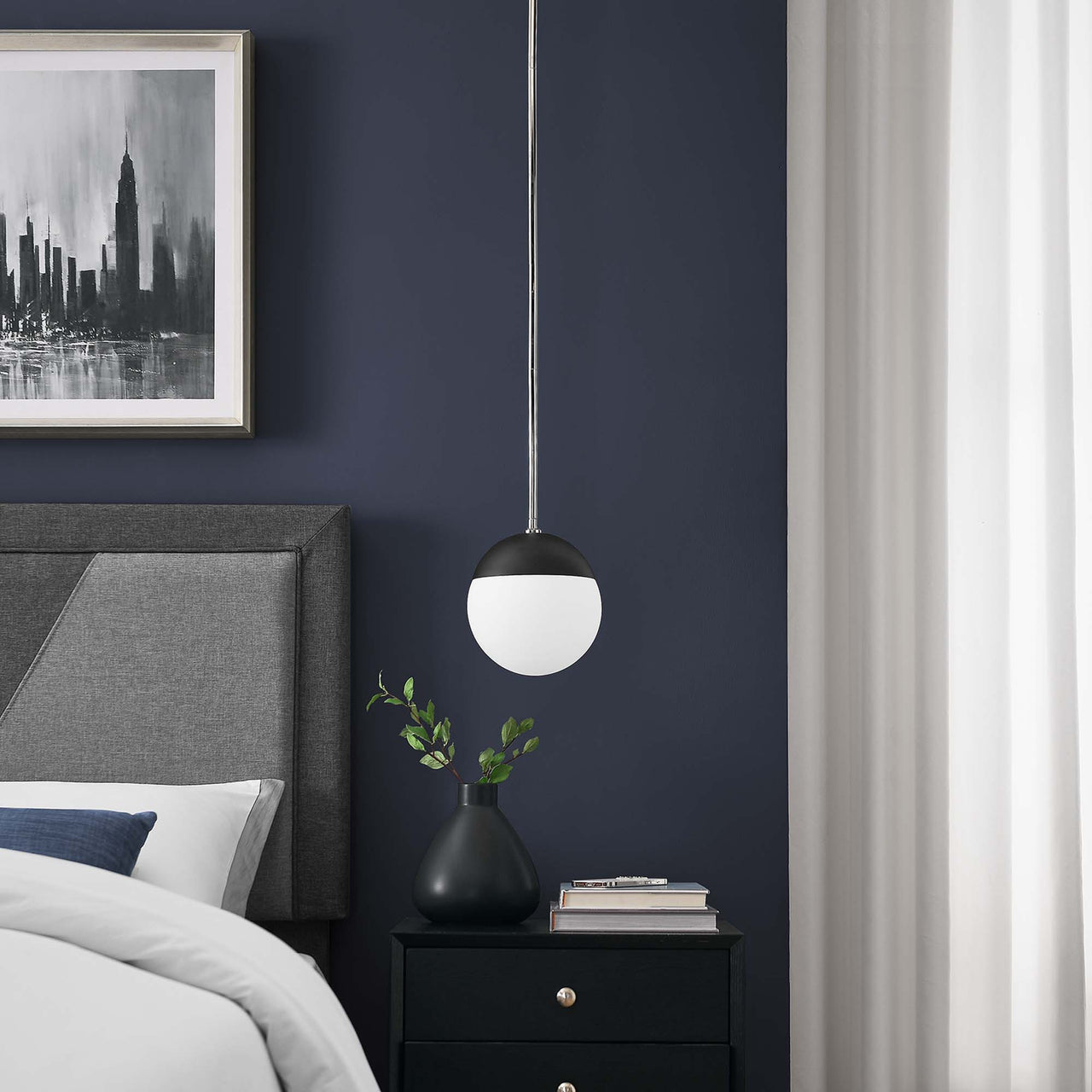 Starlight Pendant Light, Polished Nickel