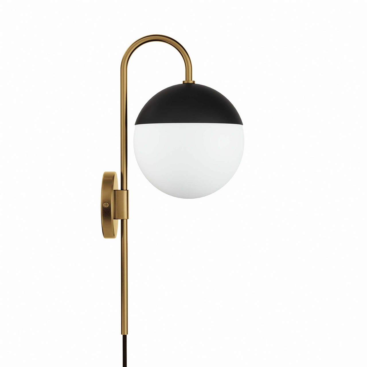 Starlight Wall Sconce w/ Cable, Satin Brass