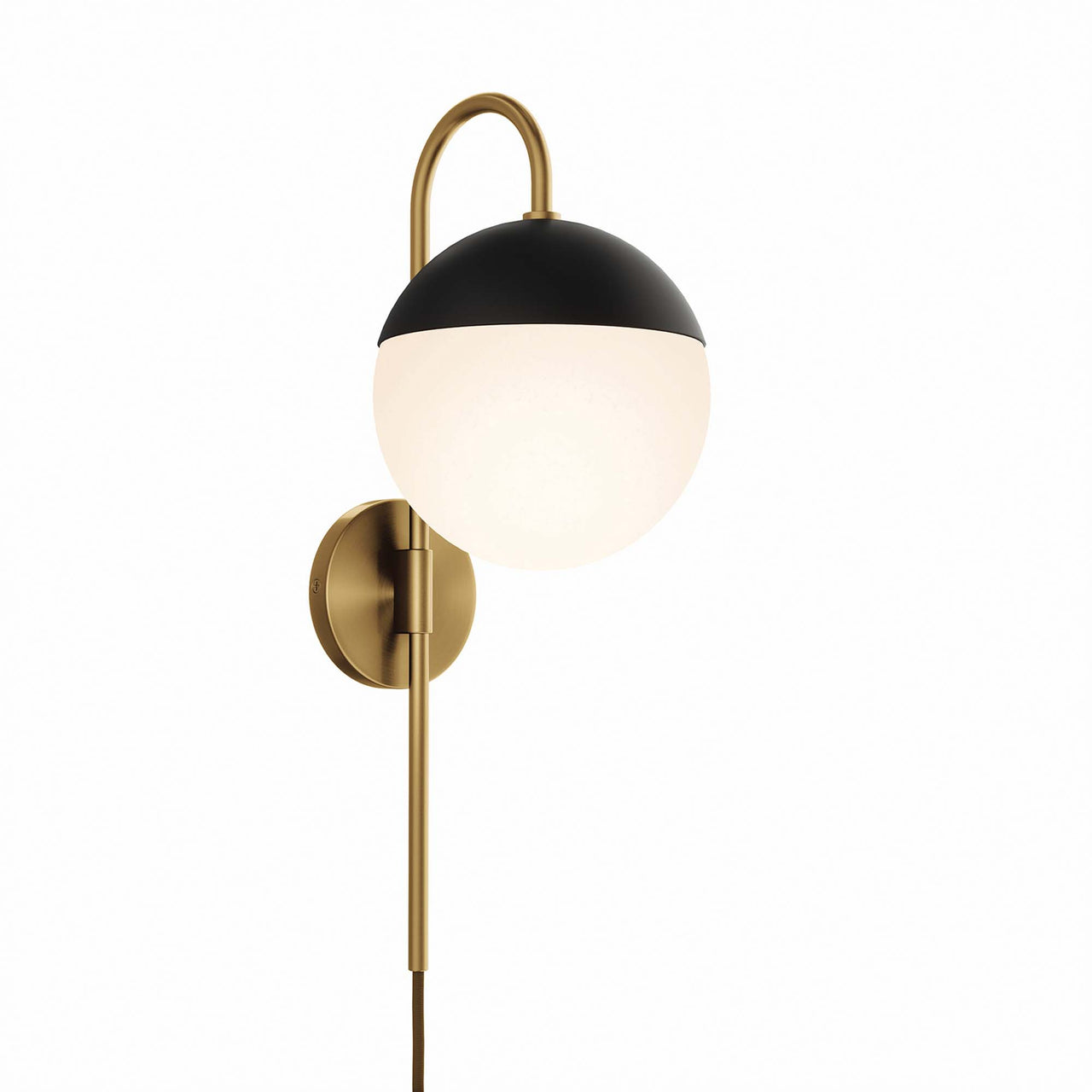 Starlight Wall Sconce w/ Cable, Satin Brass