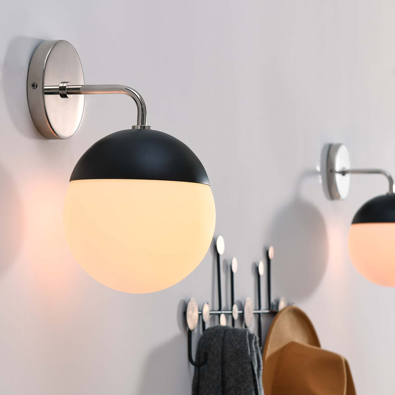 Starlight Wall Sconce, Polished Nickel