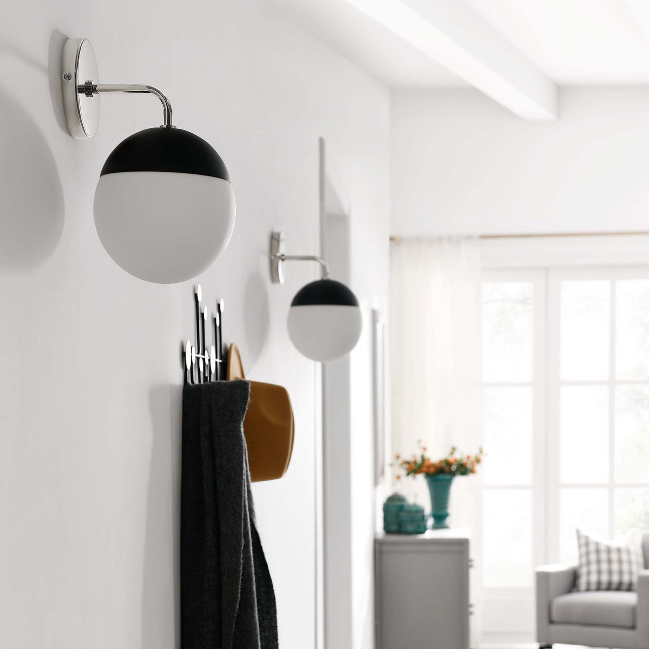 Starlight Wall Sconce, Polished Nickel