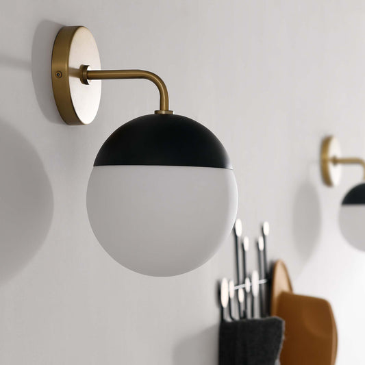 Starlight Wall Sconce, Satin Brass
