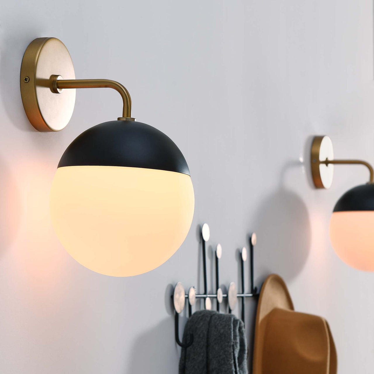 Starlight Wall Sconce, Satin Brass