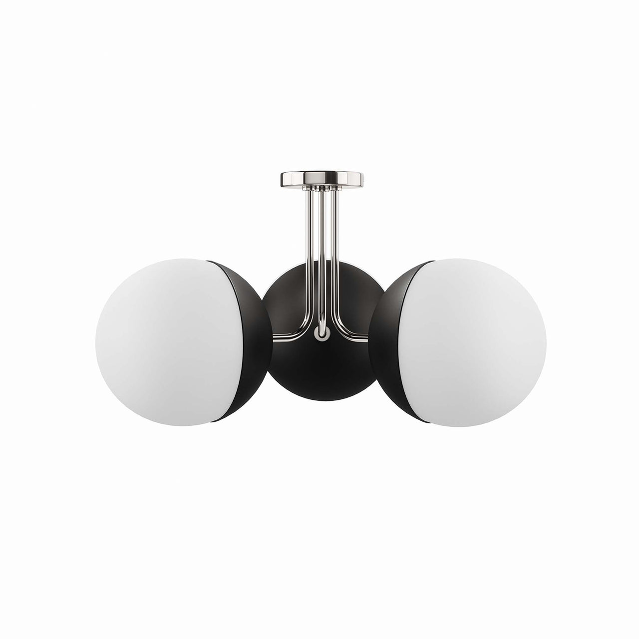 Starlight Semi-Flush Ceiling Light, Polished Nickel