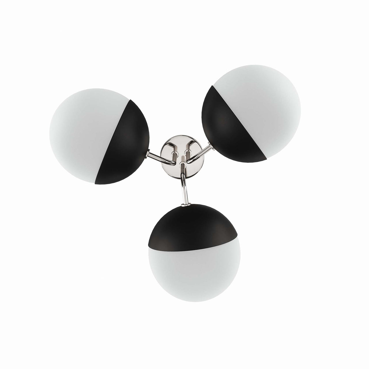 Starlight Semi-Flush Ceiling Light, Polished Nickel