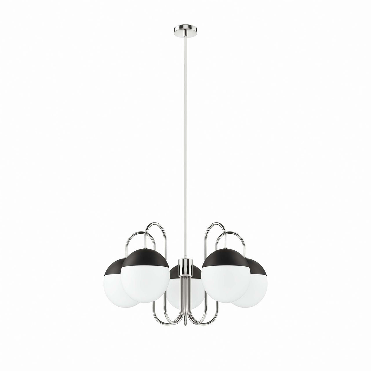 Starlight Chandelier, Polished Nickel