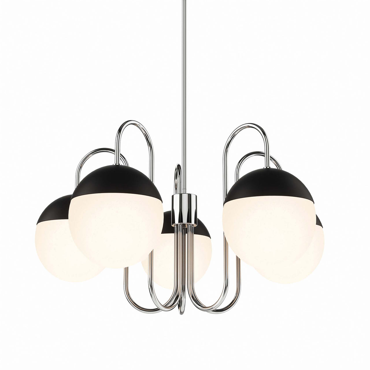 Starlight Chandelier, Polished Nickel