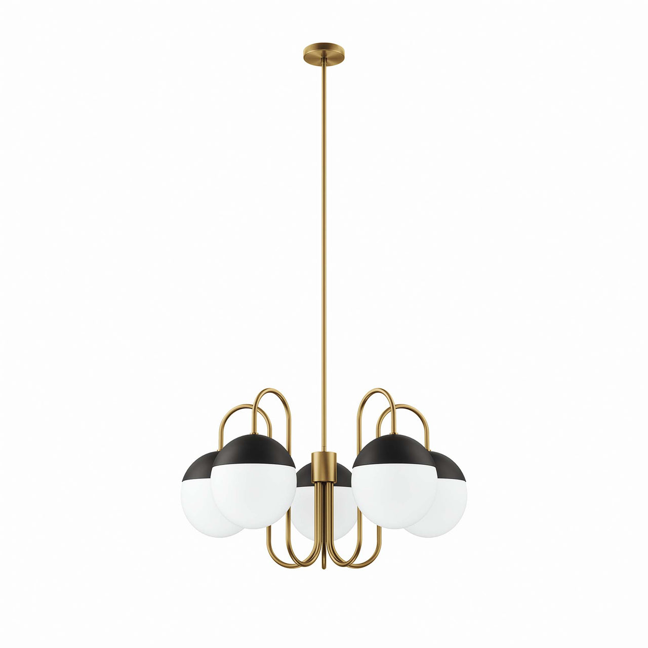 Starlight Chandelier, Satin Brass
