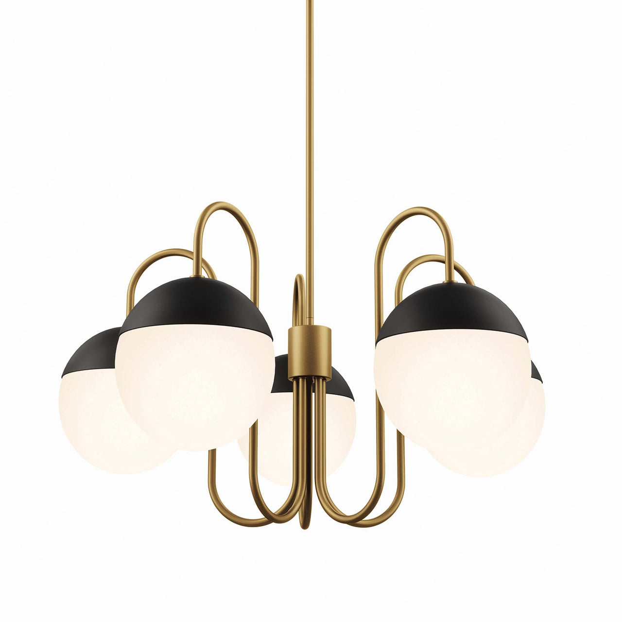 Starlight Chandelier, Satin Brass