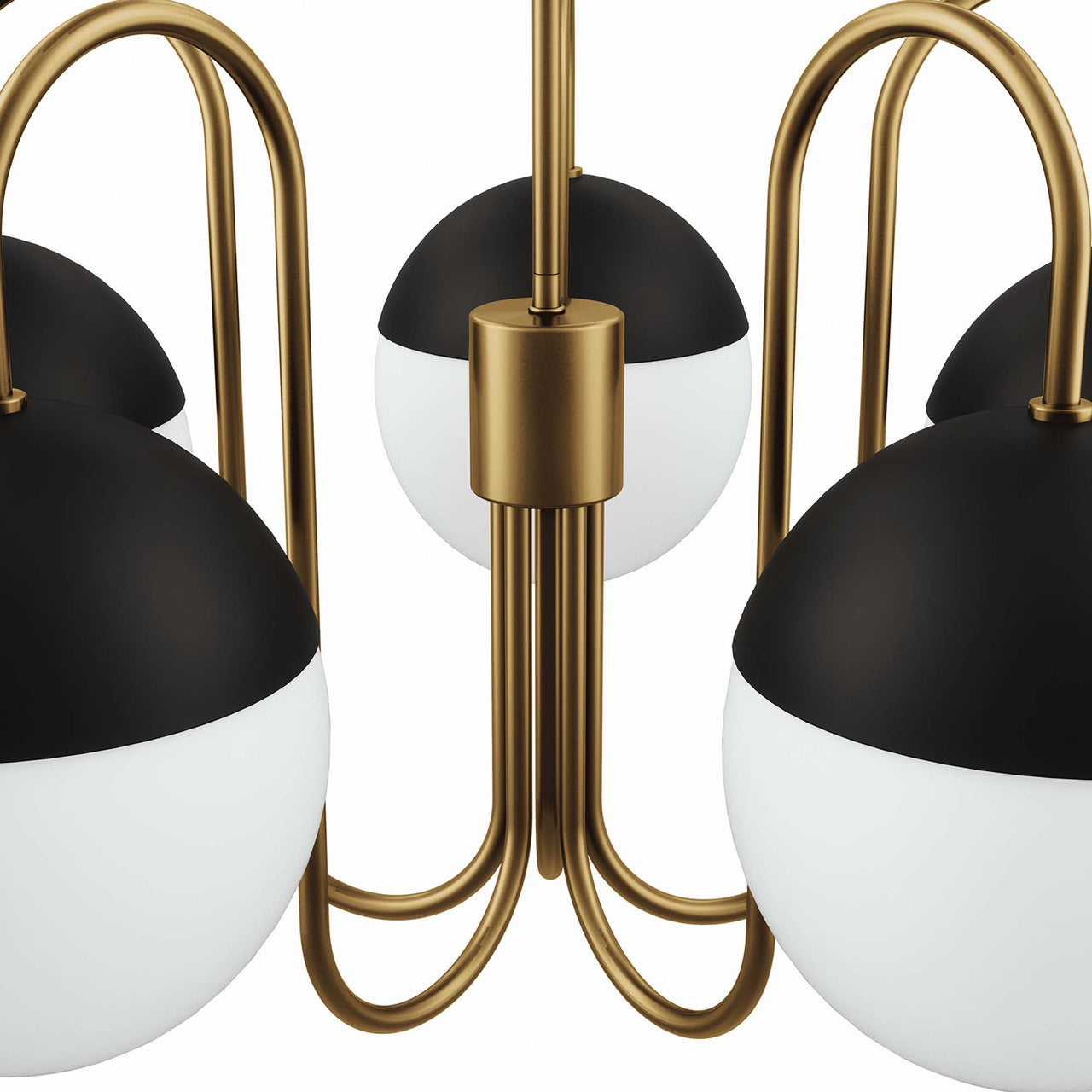Starlight Chandelier, Satin Brass