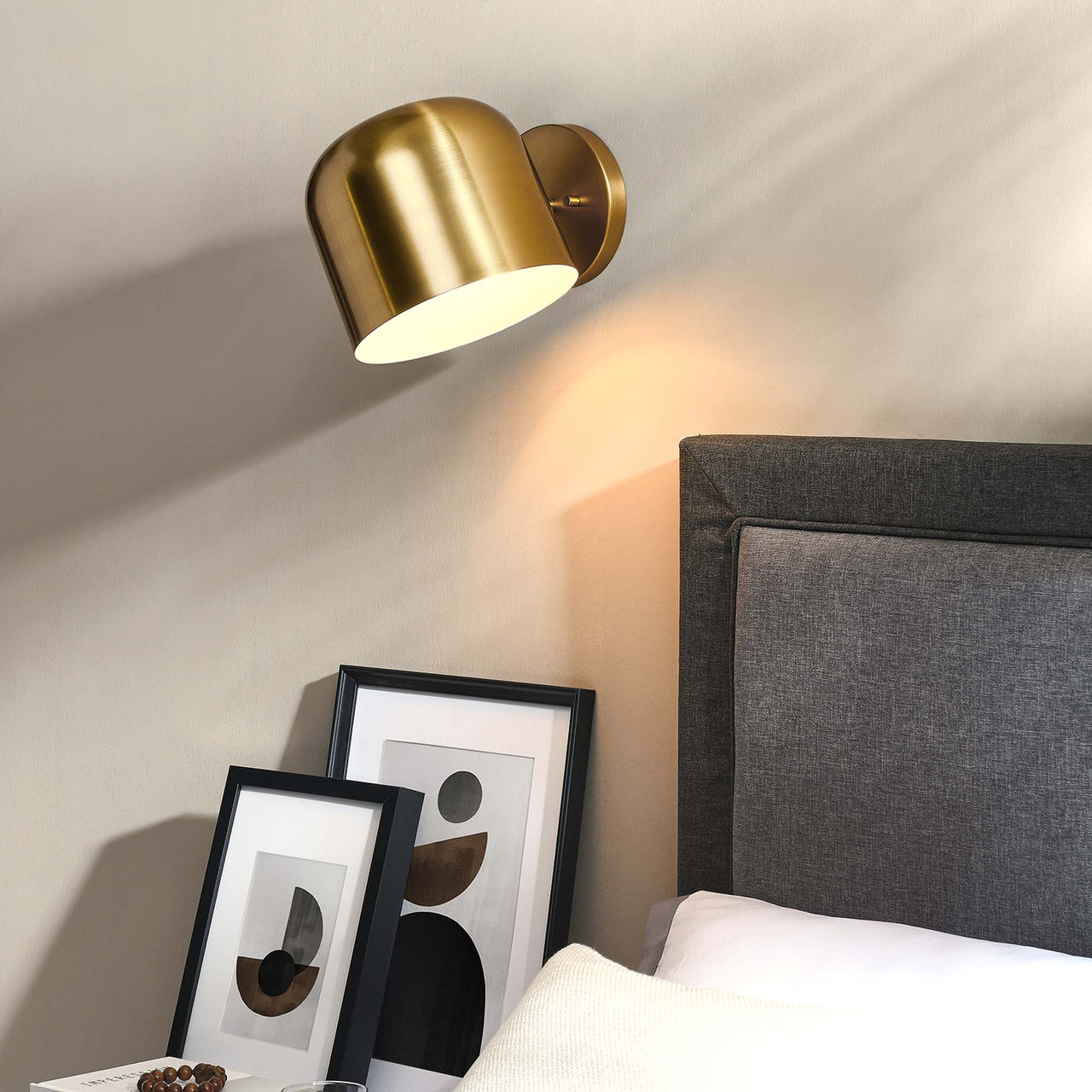 Brannick Wall Sconce, Satin Brass