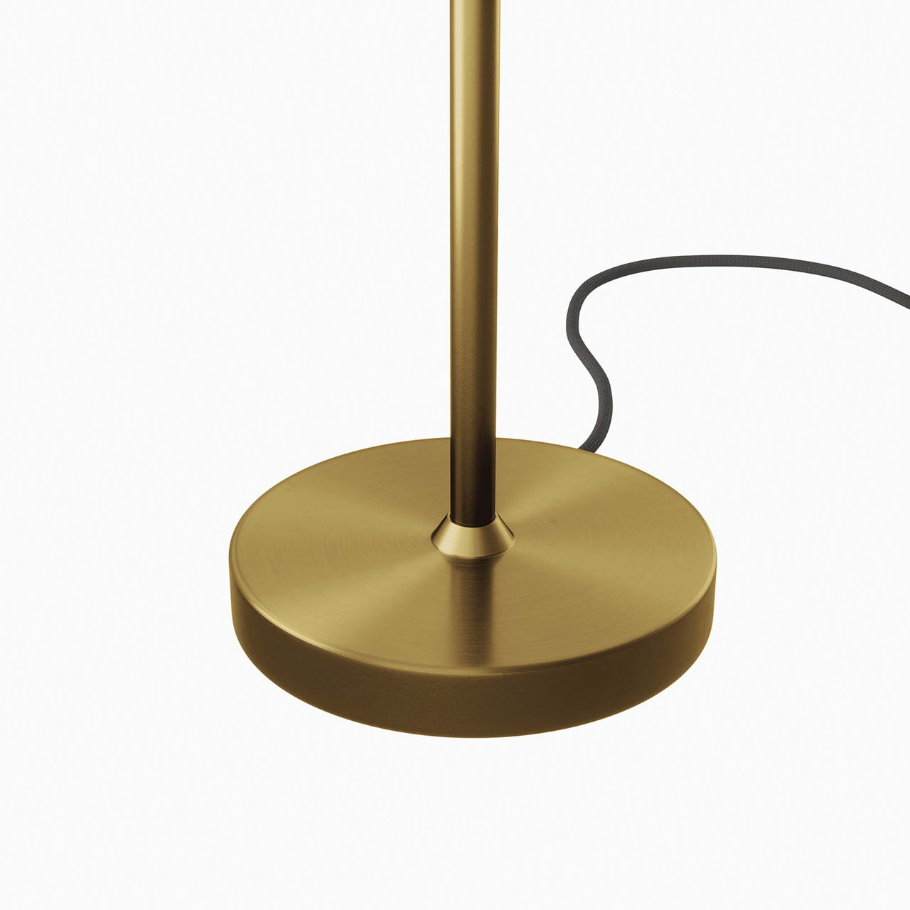 Brannick Floor Lamp, Satin Brass
