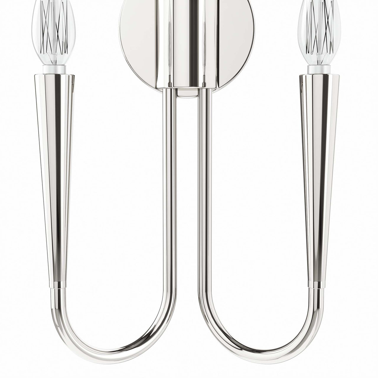 Luminator Wall Sconce, Polished Nickel
